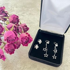 925 Sliver earning with clips